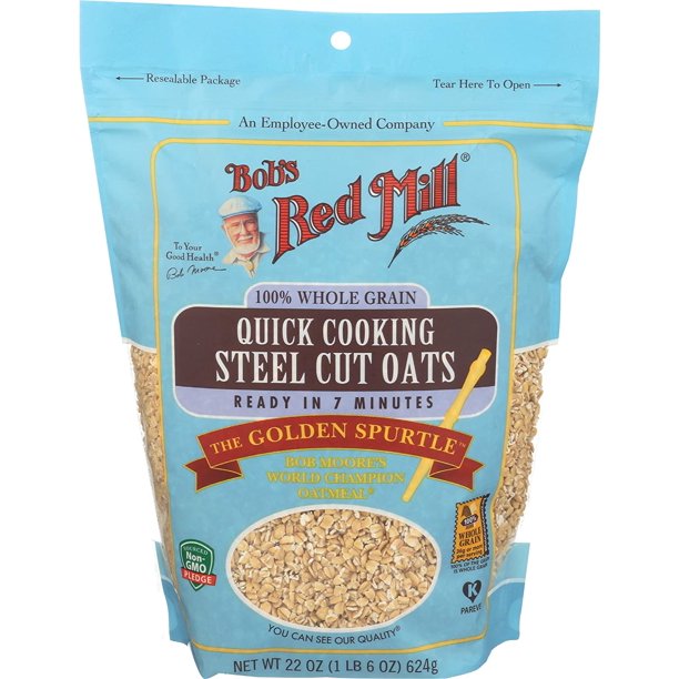 Bobs Red Mill Quick Cooking Steel Cut Oats, 22 Oz