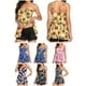 thumbnail image 4 of Traje de baño de dos piezas para mujer Trajes de baño acampanados con estampado Trajes de baño Irfora Rosa/M, 4 of 7