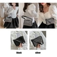 thumbnail image 3 of Fashion Shining Chain Rhinestone Crossbody Bags Shoulder Bags Handbags Storage Totes SILVER, 3 of 8