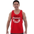 thumbnail image 3 of Wisconsin Wurst Meat Lovers Pun Funny Tank Top T Shirts Men Women Brisco Brands M, 3 of 6
