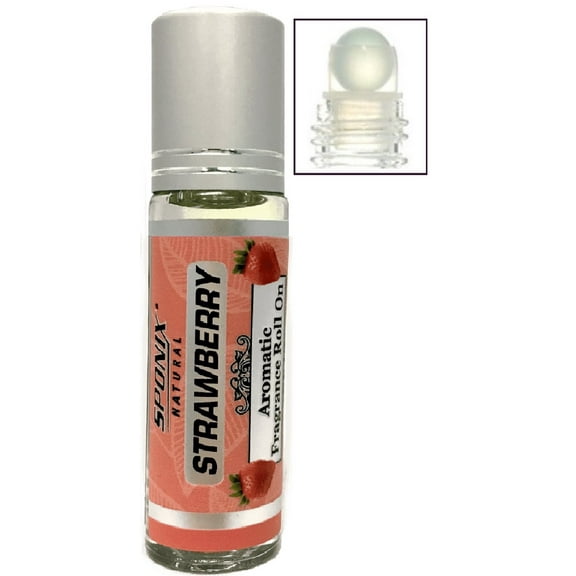 Roll on Aromatic Fragrance Oil Strawberry Scented Perfume Oil 10 mL by Sponix Made in USA (FAST SHIPPING)