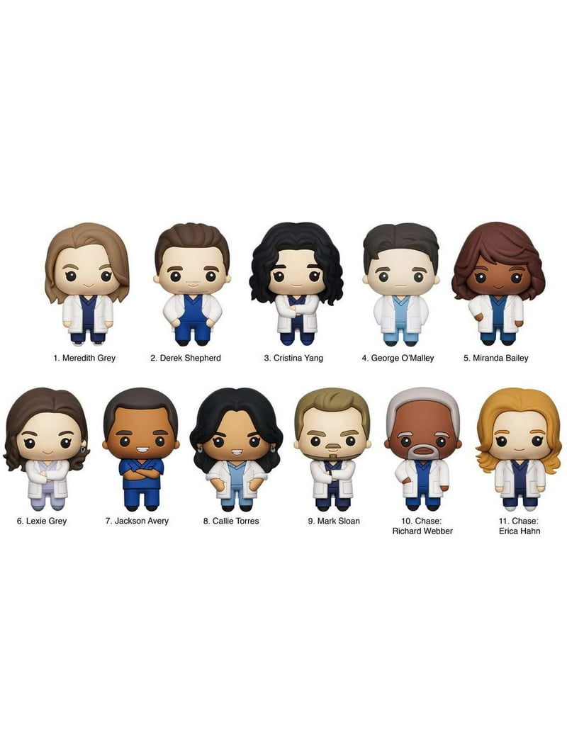 3D Figural Keyring Grey's Anatomy Mystery Pack (1 RANDOM Figure