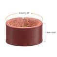 thumbnail image 2 of 4Pack Leather Belt Loop Keepers 6.5cm Girth Belt Strap Ring Buckle (Brown), 2 of 6