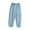 Light Blue, variant on KYAIGUO 2-12T Boys Girls Jogger Pants for Toddler Baby Solid Color Drawstring Feet Trousers Spring Summer Cotton Sweatpants Air Conditioning Pants for Kids