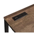 thumbnail image 2 of Escritorio Casafoyer Tyrese de madera USB negro nogal, 2 of 5