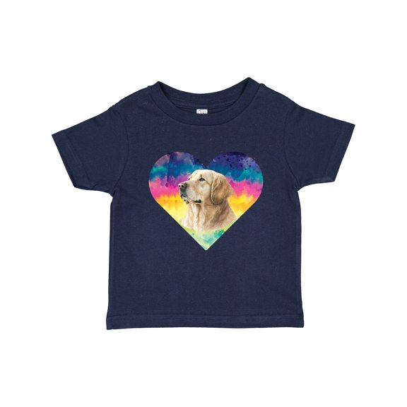Inktastic Golden Retriever Dog Retro Girls Toddler T-Shirt