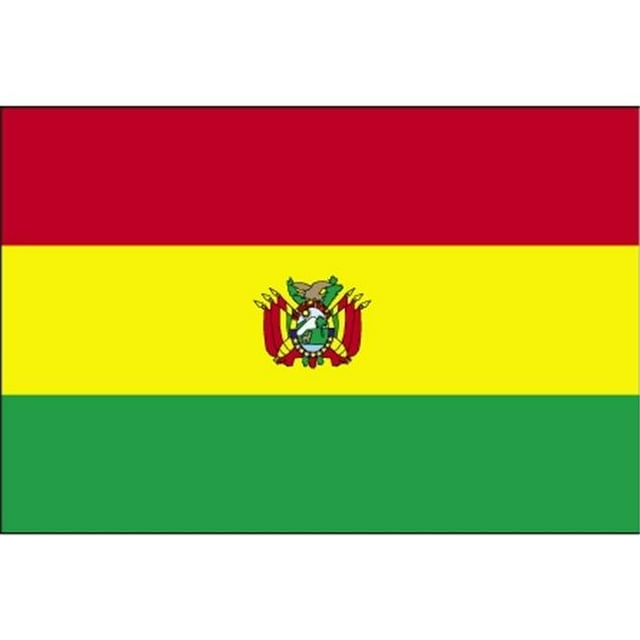 Drapeau Civil Nyl-Glo Bolivia de 4 Pi X 6 Pi