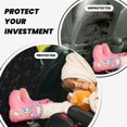 thumbnail image 4 of Naloa Game Time 2Pcs Anti-Kick Back Seat Cover Kick Mat, Car Seat Protector with 3 Storage Pockets, 4 of 8