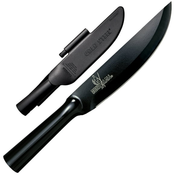 Luxury Home Bushman Carbon Steel Black Powder Coated Knife