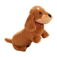 thumbnail image 1 of Muñeco de peluche suave para perro, juguete decorativo de peluche para perro, juguete de peluche tierno y acurrucable, animal de peluche de cachorro Marrón, 1 of 8