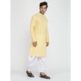thumbnail image 2 of Kurta Salwar Handmade Indian Men's Set in Pure Ethnic Light Cotton, 2 of 4