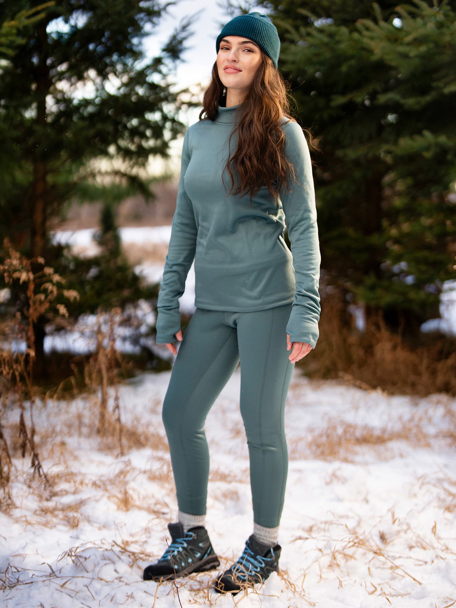 Ozark Trail Women's Warmest Thermal Fleece Bottom, Sizes XS-XXL