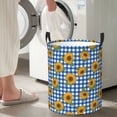 thumbnail image 5 of Sikiie Sunflowers Print Round Dirty Clothes Basket, Waterproof Standing Foldable Storage Basket, for Laundry Room, Bedroom, Bathroom Storage-Medium, 5 of 6