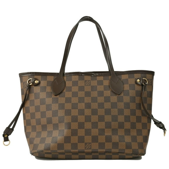 Pre-Owned Louis Vuitton Neverfull PM Tote Bag Damier Ebene N51109 Women's Canvas LOUIS VUITTON