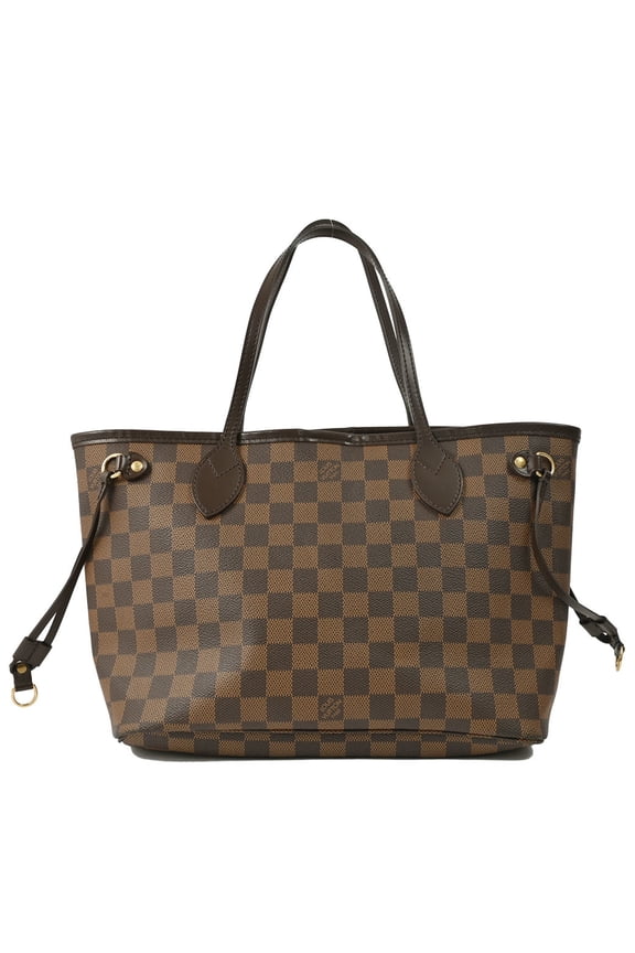 Pre-Owned Louis Vuitton Neverfull PM Tote Bag Damier Ebene N51109 Women's Canvas LOUIS VUITTON