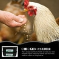 Chicken Feeder Goose Waterer Trough Poultry Flume Feeding Container