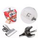 thumbnail image 1 of 10 clips para bolsas, clips Bulldog pequeños de acero inoxidable de 1,5 ', firmeza y duradero, ideal para un agarre hermético en bolsas de café y alimentos, bolsas de refrigerios,, 1 of 3