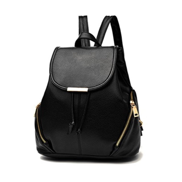 Details about   Women Flap Backpack Pu Leather Rucksack Travel School Large Daily Shoulder Bag 