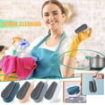 thumbnail image 1 of Multi Functional Plastic Laundry & Household Scrub Brush | Short Handle Soft Bristles for Sweaters, Tiles & Shoes | Blue, White or Gray | 11.5x6.9 Inches, 1 of 2
