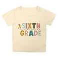 thumbnail image 4 of WMQPNNS Girls Summer Shirts Short Sleeve T-Shirts Kids T Shirts Size 6 Casual Loose Fit Crewneck Printed Graphic Tees Basic Cotton Tee Tops(Size 13-14 Years, A-Beige), 4 of 4