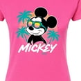 thumbnail image 3 of Disney - Mickey Sunset Shades - Juniors Fitted Graphic T-Shirt, 3 of 5