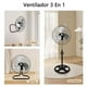 thumbnail image 3 of SET DE 2 Ventiladores De Pedestal Con 10 Aspas 60w 13 Pulgadas Ligero Y Eficaz Para Hogar Y Oficina, 3 of 4