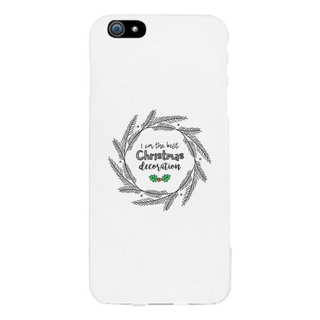 I Am The Best Christmas Decoration Wreath White Phone (Best Christmas Phone Deals)