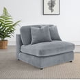 thumbnail image 2 of Blaine Upholstered Armless Chair Fog, 2 of 10