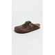 thumbnail image 2 of Zapatos Birkenstock Boston con Plantilla Suave de Cuero Habana, Talla 43 EU, 2 of 4