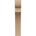 thumbnail image 2 of 6"W x 12"D x 36"H Thin Yorktown Rough Cedar Woodgrain TimberThane Corbel, Primed Tan, 2 of 6