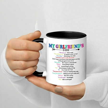 

Familyloveshop LLC Funny Valentine Mug My Girlfriend s Code Mug Valentine Mug for Boyfriend Gift For Him Valentine Day Gift