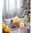 thumbnail image 5 of A&B Home Set of 3 Flameless LED Candles with Clear Glass Holder, 5 of 11