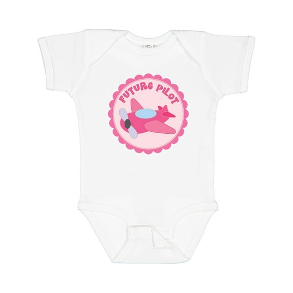 Inktastic Future Pilot Girls Occupation Girls Baby Bodysuit