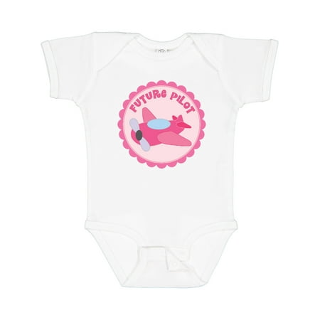 

Inktastic Future Pilot Girls Occupation Gift Baby Girl Bodysuit