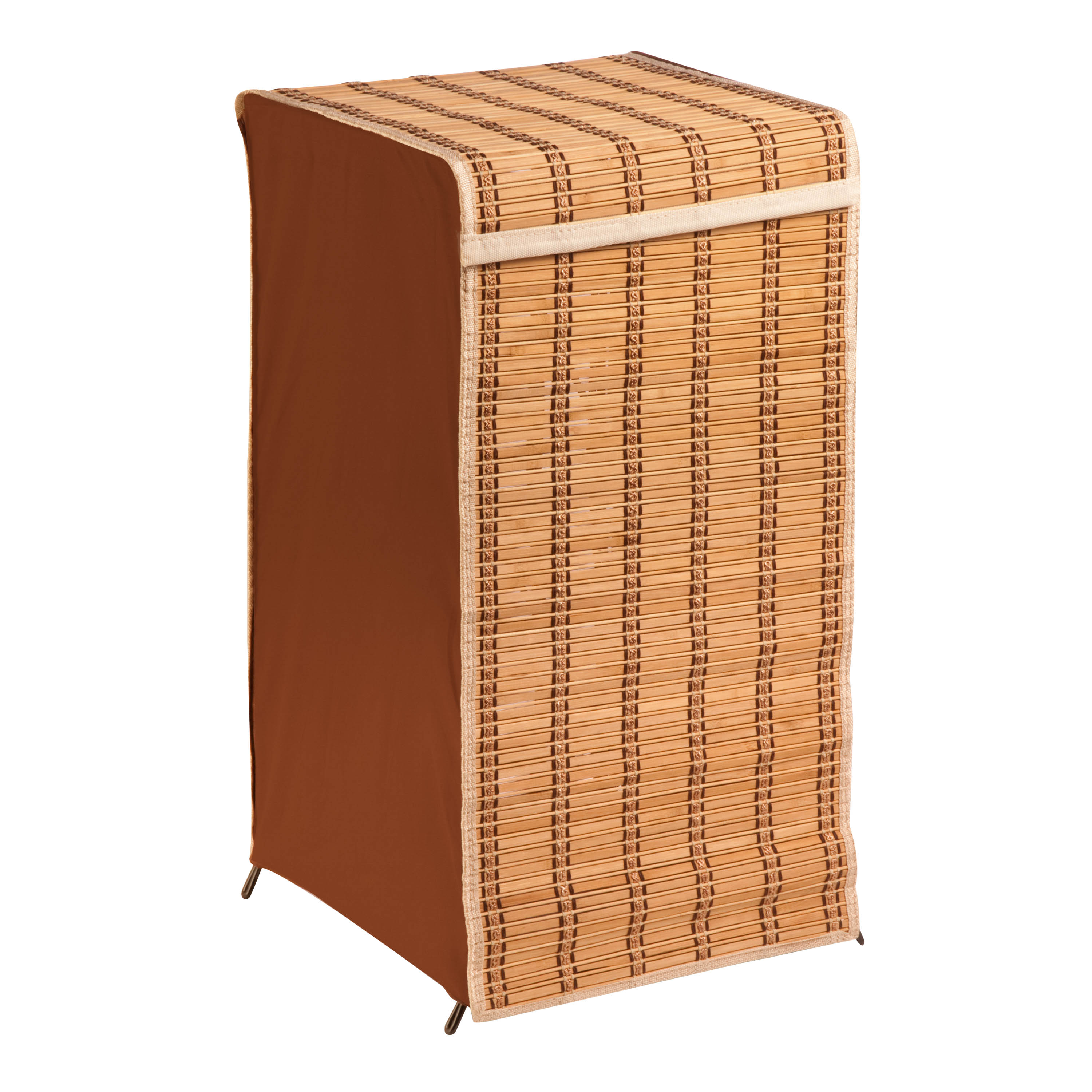 Honey-Can-Do Bamboo Wicker Laundry Hamper with Lid, Natural - image 4 of 5