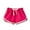 Hot Pink, variant on Big Girls Running Athletic Cotton Shorts Kids Workout Dance Dolphin Beach Short