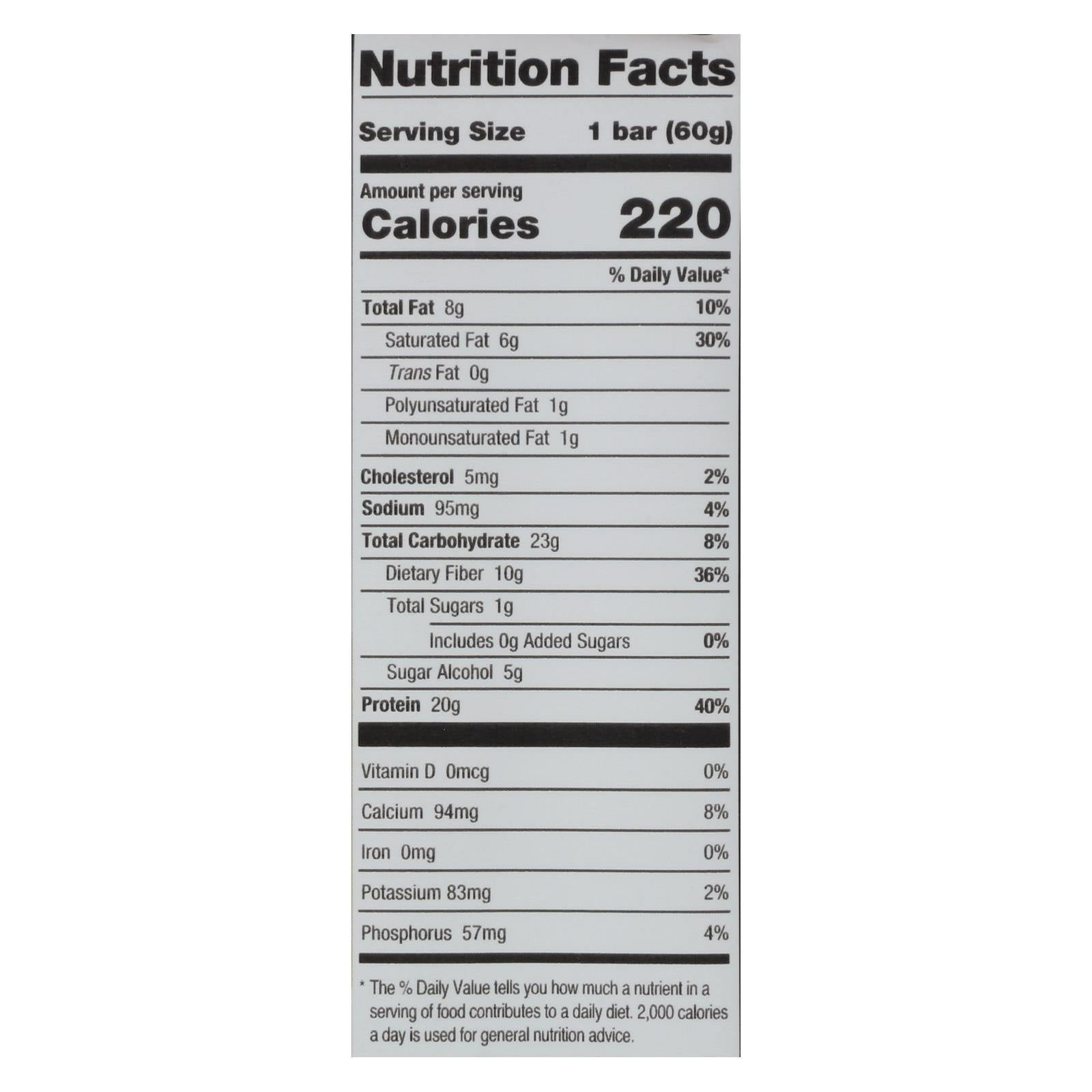 One Brand, Maple Glazed Doughnut Flavored Protein Bar, 2.12 oz