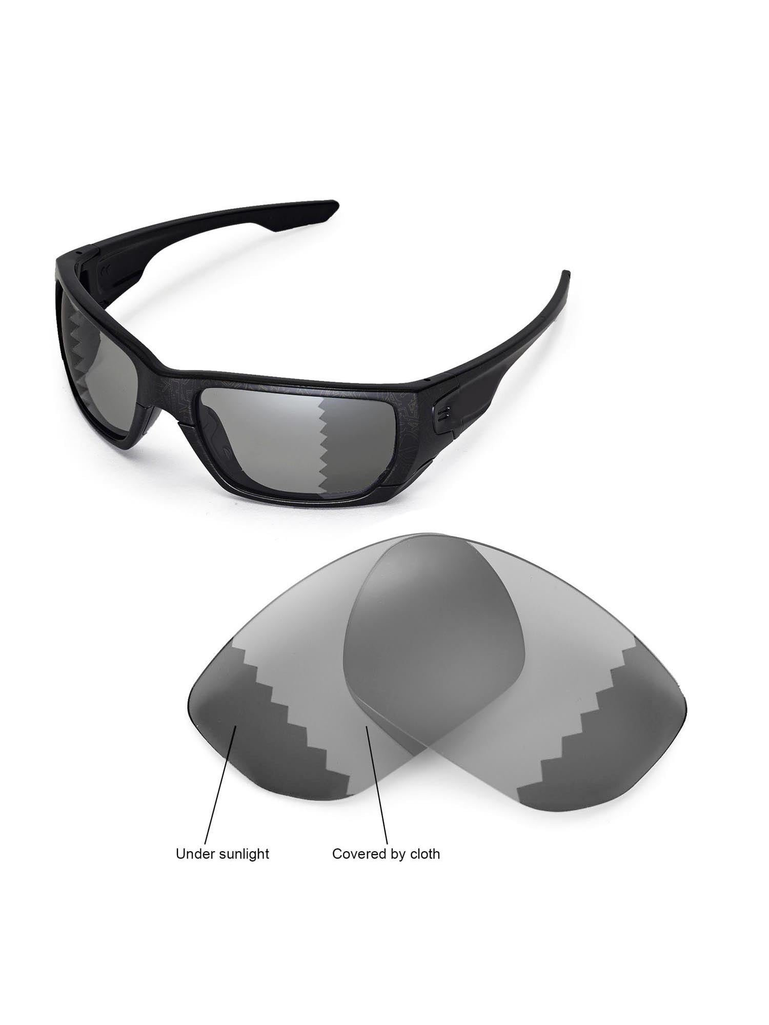 Walleva Transition/Photochromic Polarized Replacement Lenses for Oakley  Style Switch Sunglasses 