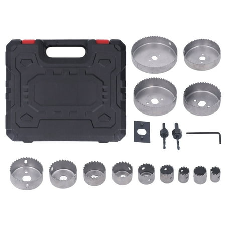 

202417Pcs Hole Saw Kit Incisive Teeth Stable Fast Cutting Multifunctional Hole Cutter for Woodworking