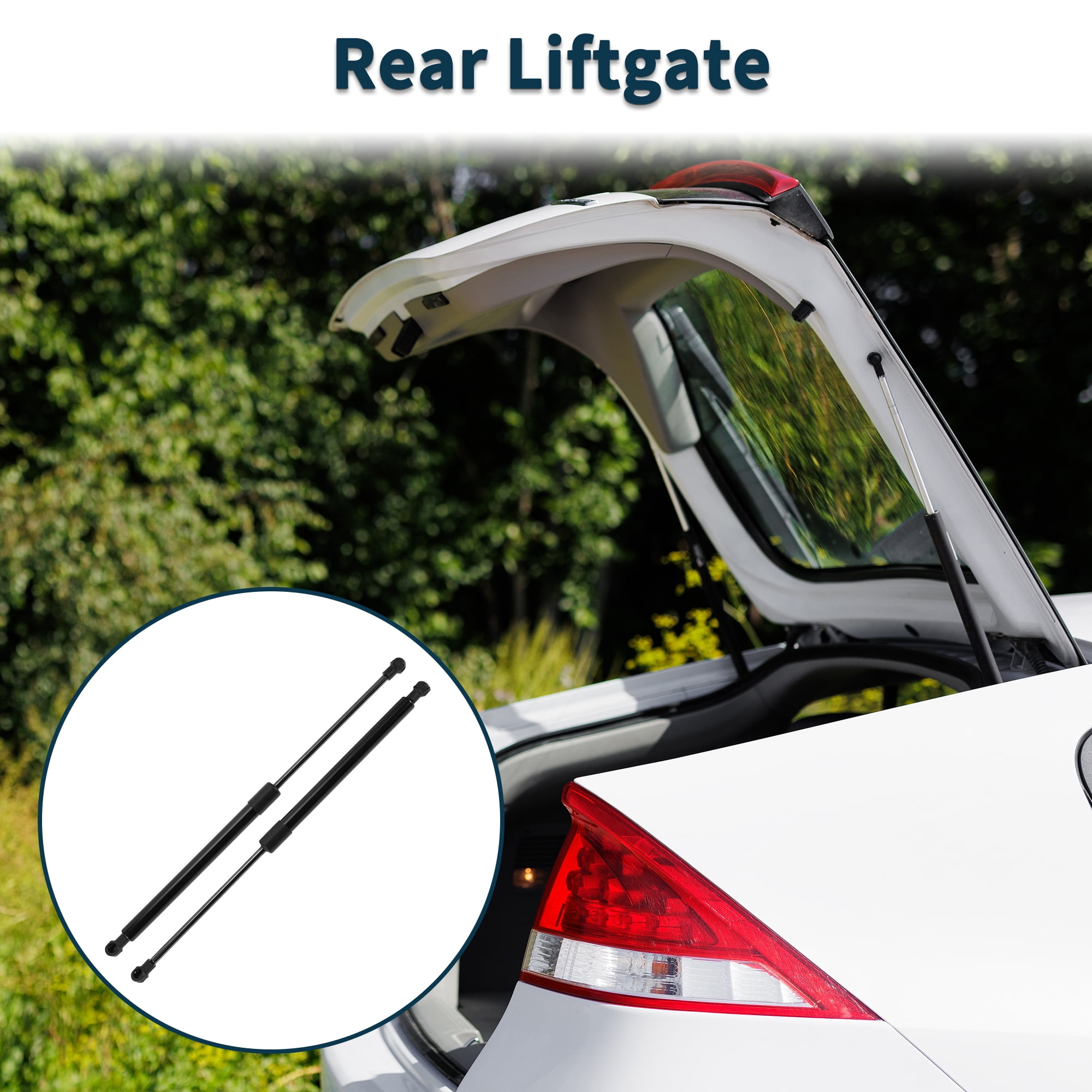 Unique Bargains 2Pcs Lift Supports for Toyota Yaris 2006-2011 Hatchback with Rear Wiper
