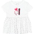 thumbnail image 3 of Inktastic Valentine's Day First Birthday Girls Baby Dress, 3 of 5