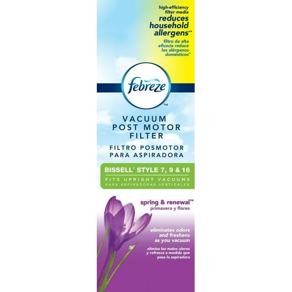 Febreze Spring & Renewal Scent BISSELL Style 7, 9 & 16 Vacuum Filter, 27W83