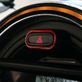 thumbnail image 4 of 2X Red Carbon Fibre Interior Warning Light Cover for F55 F56 Countryman F60, 4 of 7