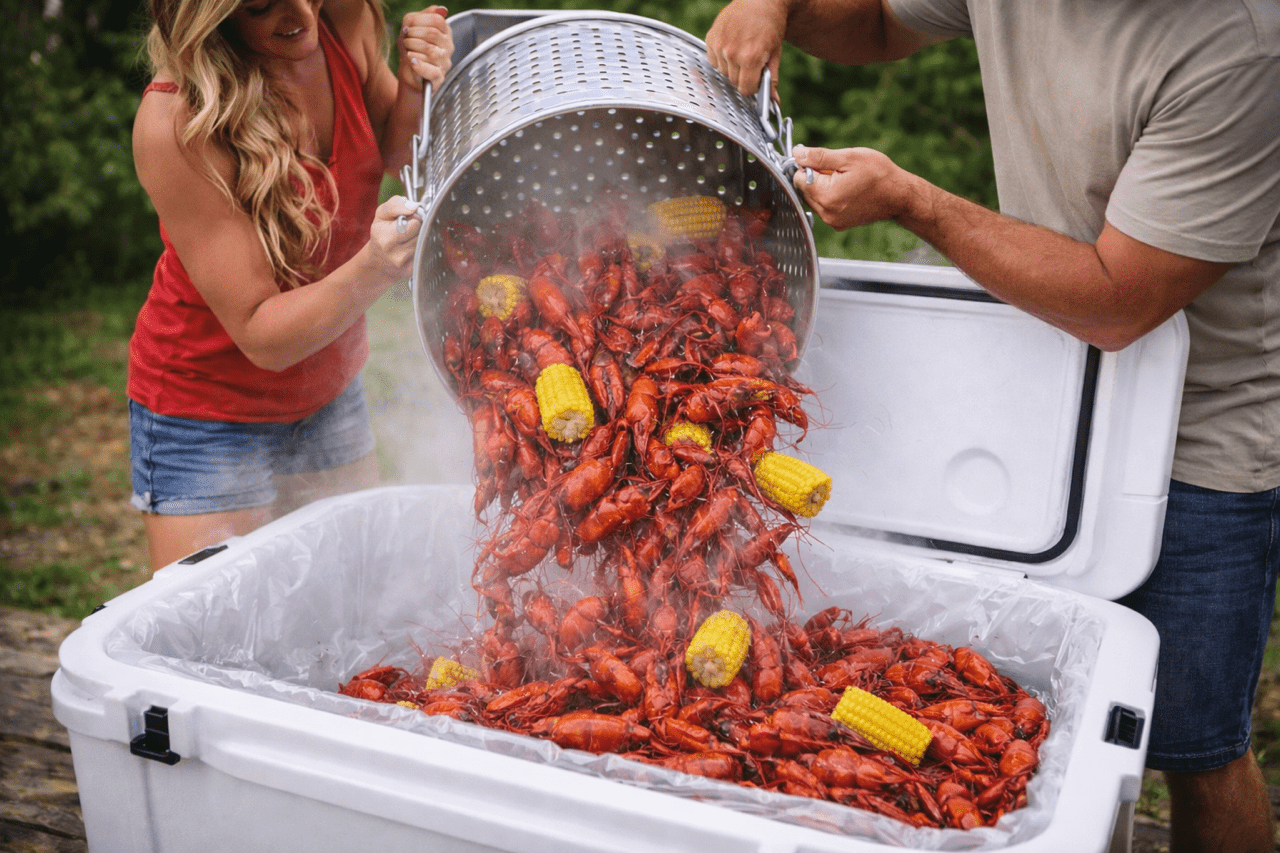 Allinliner Heavy-Duty Plastic Cooler Liner - 2-Pack Disposable Cooler Liner for Coolers 60QT to 95QT