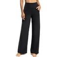thumbnail image 2 of Pack of 3 Women's Comfort Fit Plush Straight Leg Pants - Casual & Cozy, Stylish & Versatile, Perfect for Fall/Winter Layering, Loungewear, Winter Casual Pants for Women, 2 of 10