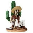 thumbnail image 2 of YTC 3.5 Inch Day of The Dead Boracho Sitting by A Cactus Figurine, 2 of 2