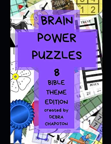 Brain Power Puzzles 8 A Variety Of Christian based Puzzles Word 