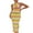 Pink Green, variant on Lnzyyephy Women's Bohemian Bodycon Long Dress Sleeveless Tie Halter Neck Striped Print Knit Dress Beach Vacation Dress