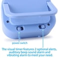 thumbnail image 4 of Gustave 60 Minute Visual Timer Silent Countdown Timer USB Rechargeable Kitchen Classroom Desk Timer Time Management Tool for Study Cooking, Blue, 4 of 11