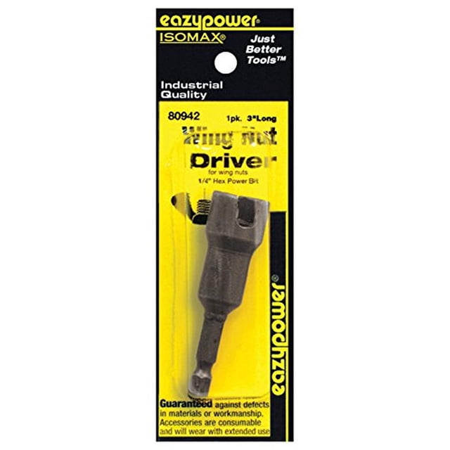 Destornillador Eazypower 80942 con vástago hexagonal de 1/4 (paquete de 1 unidad)